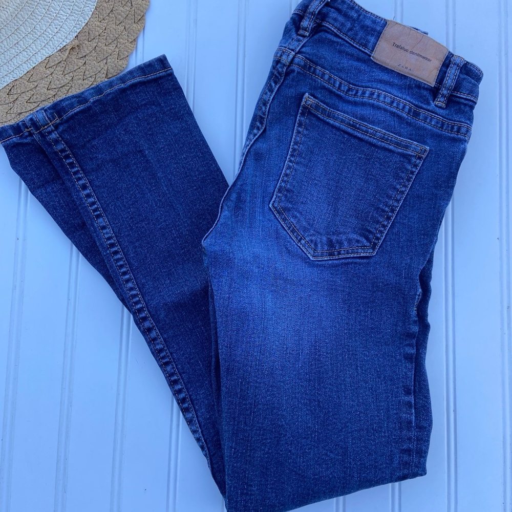 Zara Trafaluc Stretchy Straight Leg Jeans